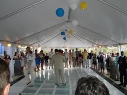 Our Dance Floor Installed Over A Swimming Pool To Create A Temporary Platform Pool Cover The Results Are Dra Pool Wedding Backyard Wedding Dance Floor Wedding