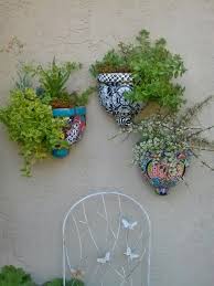 Talavera Wall Pockets With Succulents On My Outside Wall Outside Wall Decor Outdoor Decor Backyard Outdoor Wall Decor