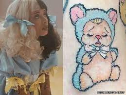 Melanie Martinez Bear Costume Tattoo Melanie Martinez Melanie Cute Tattoos