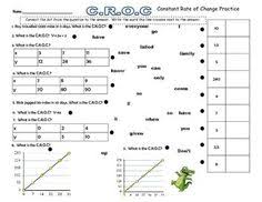 Select one or more questions using the checkboxes above each question. 10 Constant Rate Of Change Ideas Learning Math Change Middle School Math