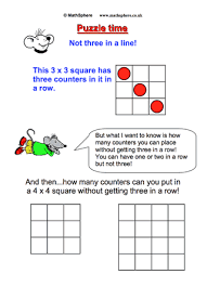 Multiplication, division, fractions, and more. Free Maths Puzzles Mathsphere