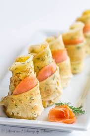 Dill Crepes With Smoked Salmon Sweet Savory By Shinee Smoked Salmon Recipes Yummy Appetizers Recipes