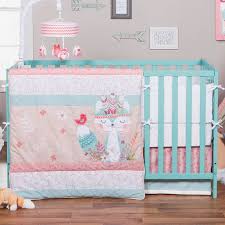 Trend Lab Wild Forever 3 Piece Crib Bedding Set Baby Pink Bedding Baby Bed Baby Bedding Sets
