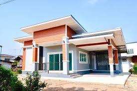 บ านช นเด ยวโมเด ร นเพ งแหงน ล กษณะบ านออกแบบเป นบ านช นเด ยว สไตล โมเด ร นหล งคาแบบเพ งแหงนเล นระด บเพ มความสวยงามเข าก บร ปทร แบบชาน บ าน บ านโมเด ร น บ าน