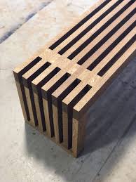 Sonora Bench White Oak Wood Bench Outdoor Diy Outdoor Furniture Wooden Bench Outdoor