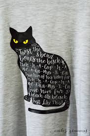 Hocus Pocus Inspired Thackery Binx Shirt Tutorial Amber Simmons