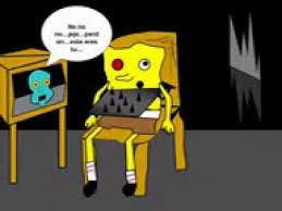 Bob esponja y patricio se estaban drogando,cuando los secuestraron y los sometieron a un juego macabro. Re Bob Esponja En El Juego Macabro Saw2 La Mascara Letal1 Youtube