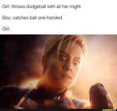 We did not find results for: Girl Throws Dodgeball With All Her Might Boy Catches Ball One Handed Girl Funny Memes Really Funny Funny Pictures