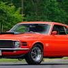 1970 ford mustang boss 302 desirable factory calypso coral paint factory black rhino/corinthian vinyl bucket seats however, revenge was sweet with the 1970 ford mustang boss 302. 1