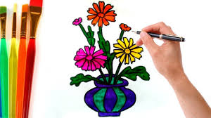 How To Draw Flower Pot And Fill Color Easy Step By Step Youtube Draw color paint smiling flower pot coloring page and learn colors for kids hi kids, in this video you will learn colors name and how to color. how to draw flower pot and fill color easy step by step