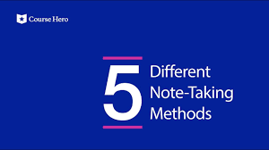 5 Different Note Taking Methods