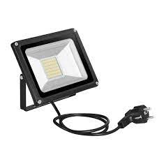 10w 20w 30w 50w 100w Led Floodlight With Eu Plug 220v Reflector Led Flood Light Outdoor Led Outdoor Lighting Motion Sensor Lights Outdoor Sensor Lights Outdoor
