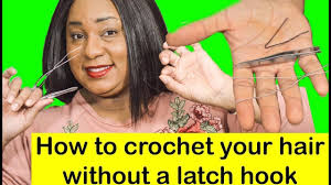 Latch hook crochet hair needle for micro braid hair dread maintenance 5 piece. How To Do Crochet Braids 3 Ways Without A Latch Hook Updated Youtube