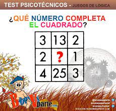 Que Numero Completa El Cuadrado Juegos De Logica Juegos De Matematicas Juegos
