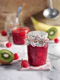 Kiwi Himbeer Fruchtaufstrich Rezept Himbeeren Marmelade Rezept Lebensmittel Essen