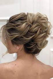Mother Of The Bride Hairstyles High Curly Updo For Medium Hair Zuhra Stylist Mother Of The Groom Hairstyles Mother Of The Bride Hair Hair Styles