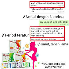 Bagi yang nak jimat, boleh beli sekotak. Fateha Fatin Harga Bioseleza Feminine Pad