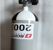 Scott 200 Bar Cylinder For PCP Air Gun Refilling & For Scuba