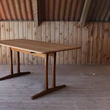 Kristian Frandsen S Instagram Post A Slide On Revived Shaker Table Designed By Borge Mogensen The Stand Has Been Fitted With A In 2020 Table Design Table Solid Oak