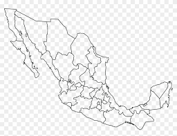 Physical map of mexico showing major cities, terrain, national parks, rivers, and surrounding countries with international borders and outline maps. Free Of A Map Mexico Mexico Map Black And White Clipart 5115335 Pikpng
