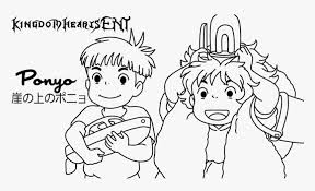 Kiki and ponyo coloring pages coloring pages. Human Top View Lineart Ghibli Coloring Page Ponyo Hd Png Download Transparent Png Image Pngitem