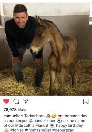 The pair were married the. Bayern Germany On Twitter Thomas Muller Named His Colt Manuel As It Shares Birthday With Manuel Neuer