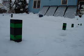 Winter Kubb Use Darker Colors For Good Contrast In The Snow Dark Sets Also Work Well On The Beach