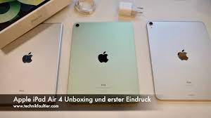 The ipad air 4 came out on friday, oct. Apple Ipad Air 4 Unboxing Und Erster Eindruck Youtube