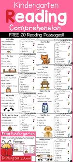 Free printable reading comprehension for kindergarten. Free Printable Kindergarten Reading Comprehension Pack Homeschool Giveaways