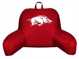 Big backrest reading bed rest pillow with arms, plush memory foam fill. Arkansas Razorbacks Bed Rest Pillow By Sports Coverage The Stadium Shoppe On Razorback