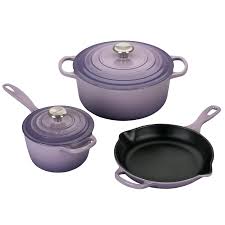 Le Creuset Signature 5 Piece Set Sur La Table Le Creuset Popsugar Food Cast Iron Cookware Set
