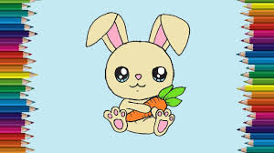 Maybe you would like to learn more about one of these? How To Draw A Bunny Cute And Easy For Kids Cartoon Rabbit Drawing And Coloring Youtube