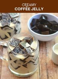 Coffee Jelly Recipe Coffee Jelly Coffee Jelly Drink Recipe Jelly Recipes