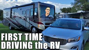 Driving a class a rv. My First Time Driving Our New Class A Rv And I Loved It Youtube