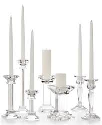 Candle is still wrapped, crystal holder never used. Godinger Lighting By Design Assorted Crystal Candle Holder Collection Reviews Candle Holders Home Decor Macy S