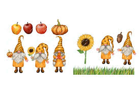 Thanksgiving holiday party background, autumn pumpkin and holidays light decoration. Fall Gnomes Clipart Thanksgiving Png Autumn Gnome 738297 Characters Design Bundles