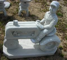 Passing by a concrete statuary in northern michigan. Pin On Garden Statues