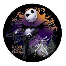 Nightmare before christmas cakewhat an awesome birthday cake that would be for elea. The Nightmare Before Christmas Jack Skellington Edible Cake Topper Image Abpid04091 Walmart Com Walmart Com