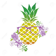 Fruit flat outline isometric set vector. Cute Vector Background With A Pineapple Hand Drawing Summer Card Royalty Free Cliparts Vectors And Stock Illustration Image 133866296