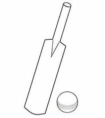 Bat ball clipart black and white. Cricket Bat Clipart Black And White Free Images At Clker Com Vector Clip Art Online Royalty Free Public Domain