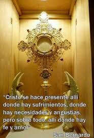 San Bernardo Frases Eucaristia Frases Catolicas
