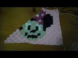 Sciarpa Minnie Tecnica C2c Youtube Alfombras Mantas