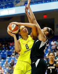 Liz cambage played electric for the las vegas aces on their home court, scoring 28 points to force a game 4 against the washington mystics in the 2019 wnba. Liz Cambage Makes Home Debut And Breanna Lewis Secures Last Wings Roster Spot In Preseason Finale