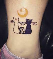 Sailor Moon Tattoo Artemis Tattoo Moon Tattoo