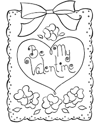 This pack will definitely keep kids busy! St Valentine Coloring Pages Coloring Home