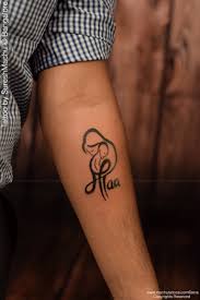Mom Dad Tattoo Maa Paa Hindi Tattoo Family Love Mom Dad Tattoos Dad Tattoos Mom Tattoos