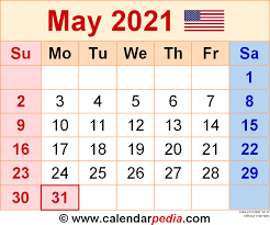 Free printable may 2021 calendar templates. May 2021 Calendar Templates For Word Excel And Pdf