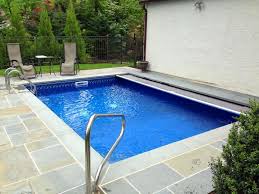 13x18 Vinyl Inground Swimming Pool With A Save T3 Auto Cover With Vanishing Edge Brackets Great Addition For Your Home Www Guspools Com Maquiagem Perfeita