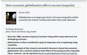 Discover how it impacts governments and investors in both positive and negative ways, as well as some overall trends to consider. Philipp Heimberger On Twitter Some Corona Unrelated Stuff How Does Globalisation Affect Income Inequality I Wrote A Wiiw News Article On This Question Based On My Meta Analysis Concerning The Effect Of Globalisation On Income