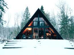 Winter ski chalet and cabin in snow mountain. 12 Michigan Cabins For A Cozy Winter Trip Mlive Com